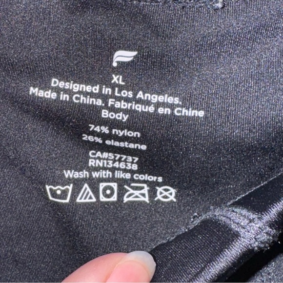 Fabletics Mens black exercise tights pants in XL - Picture 5 of 5